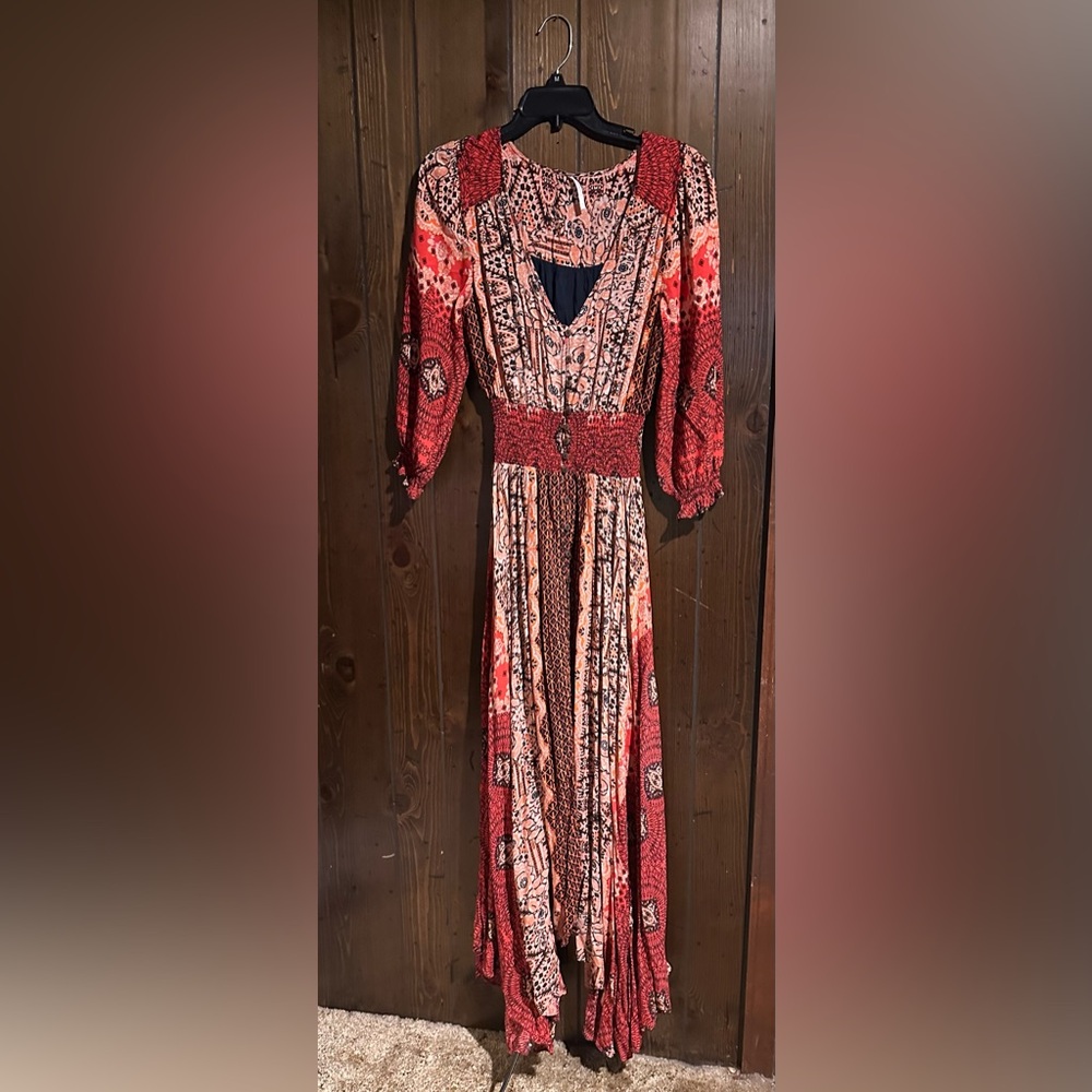 Free People Maxi Mexicali Rose Dress Size Medium